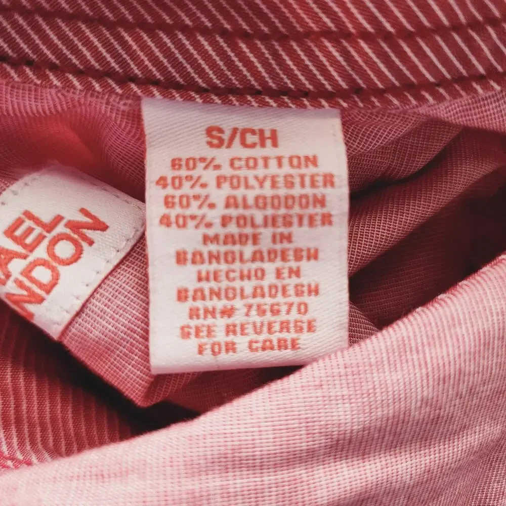 Michael Brandon Snap Down Tab roll long sleeve western rodeo shirt Size small - Picture 8 of 8